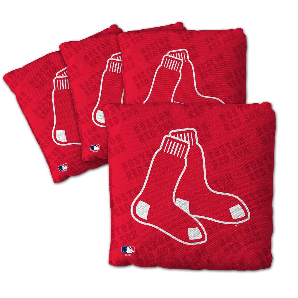 Boston Red Sox Fanpoint Four-Piece Cornhole Bag Set