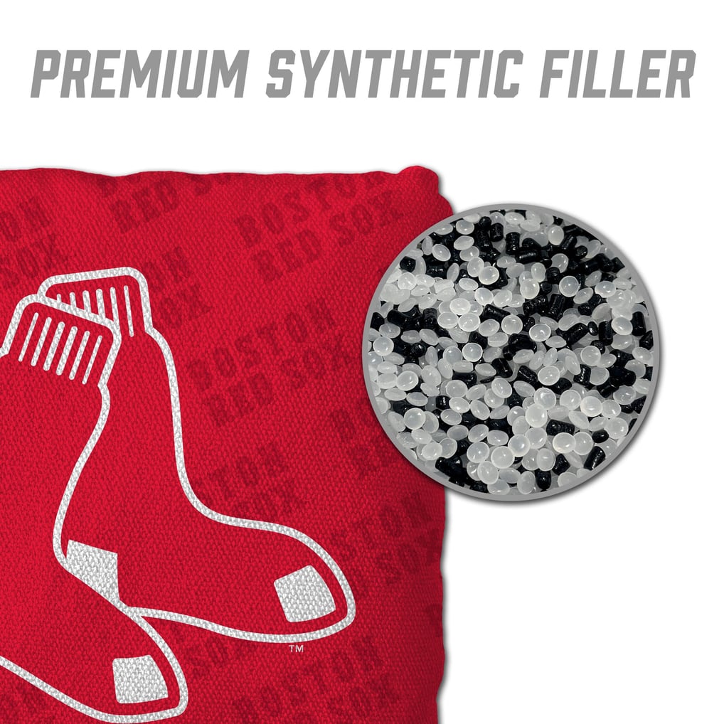 Boston Red Sox Fanpoint Four-Piece Cornhole Bag Set