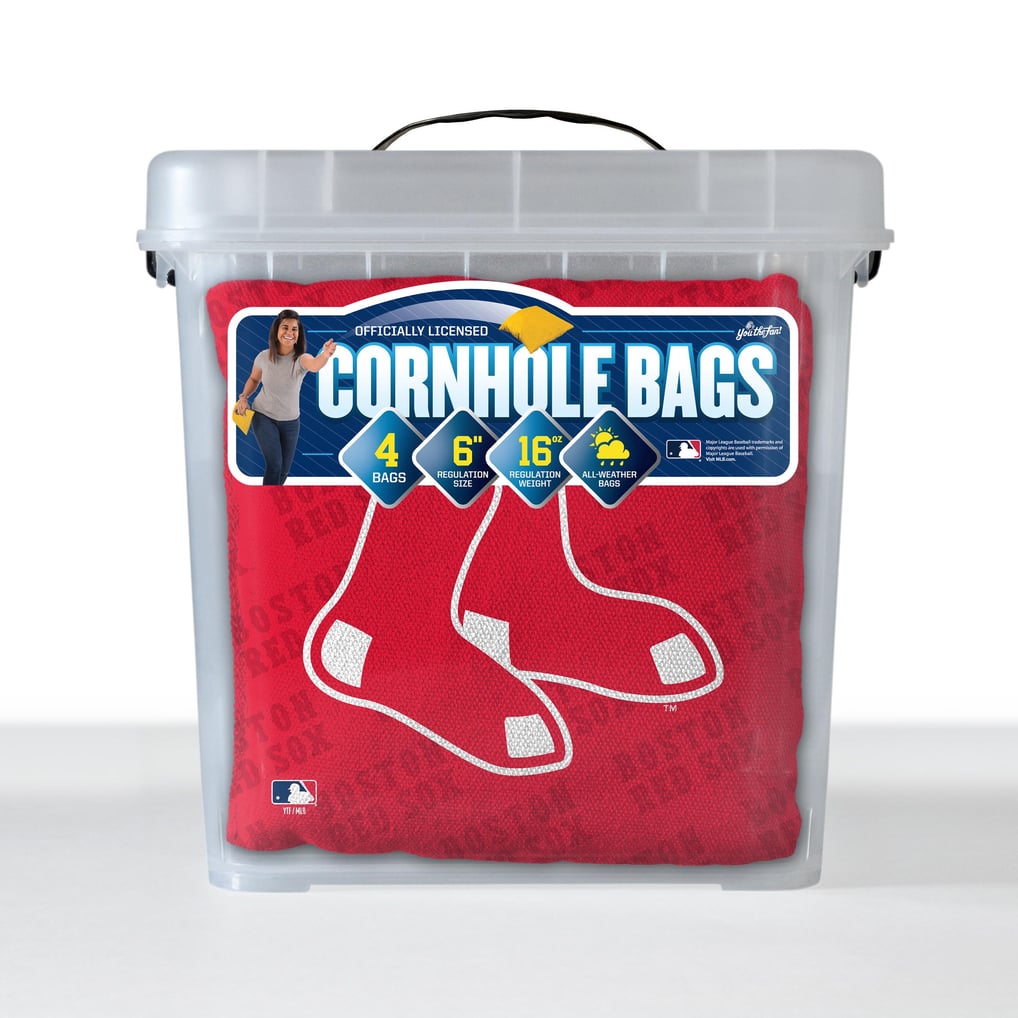 Boston Red Sox Fanpoint Four-Piece Cornhole Bag Set