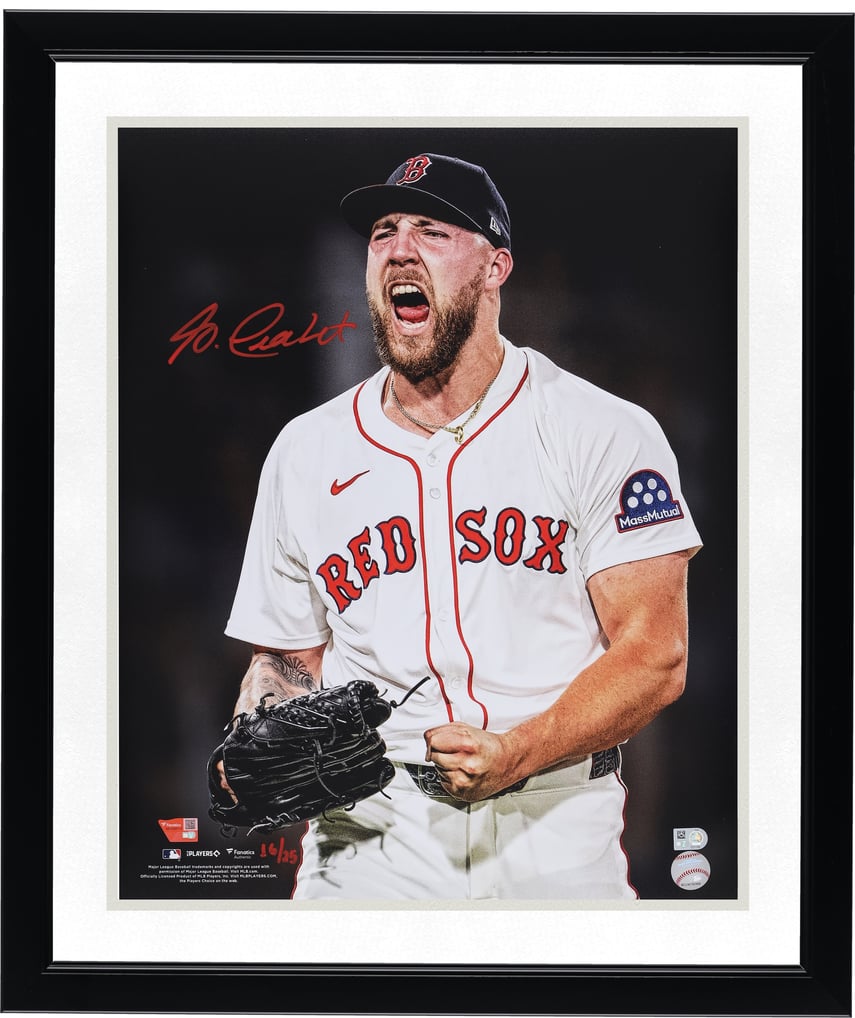 Garrett Crochet Boston Red Sox Autographed Fanatics Authentic 16 