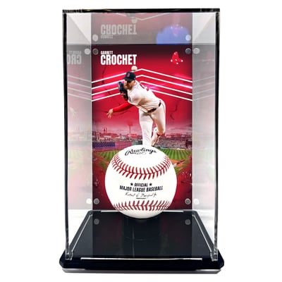 Garrett Crochet Boston Red Sox Fanatics Authentic Tall Baseball Display Case with Image