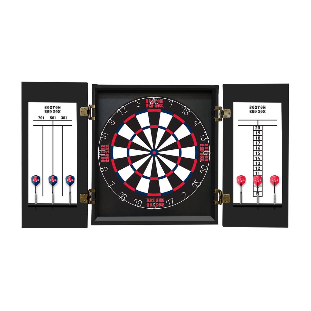 Boston Red Sox Imperial Fans Choice Dartboard Cabinet
