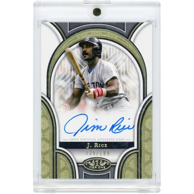 Jim Rice Boston Red Sox Autographed 2023 Topps Tier One #PPA-JR #135/199 Card