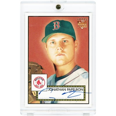 Jonathan Papelbon Boston Red Sox Autographed 2005 Topps 1952 Topps Design Rookies Signatures #52S-JP Rookie Card