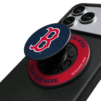 Boston Red Sox Keyscaper Personalized PopSockets Magnetic Phone Grip & Stand