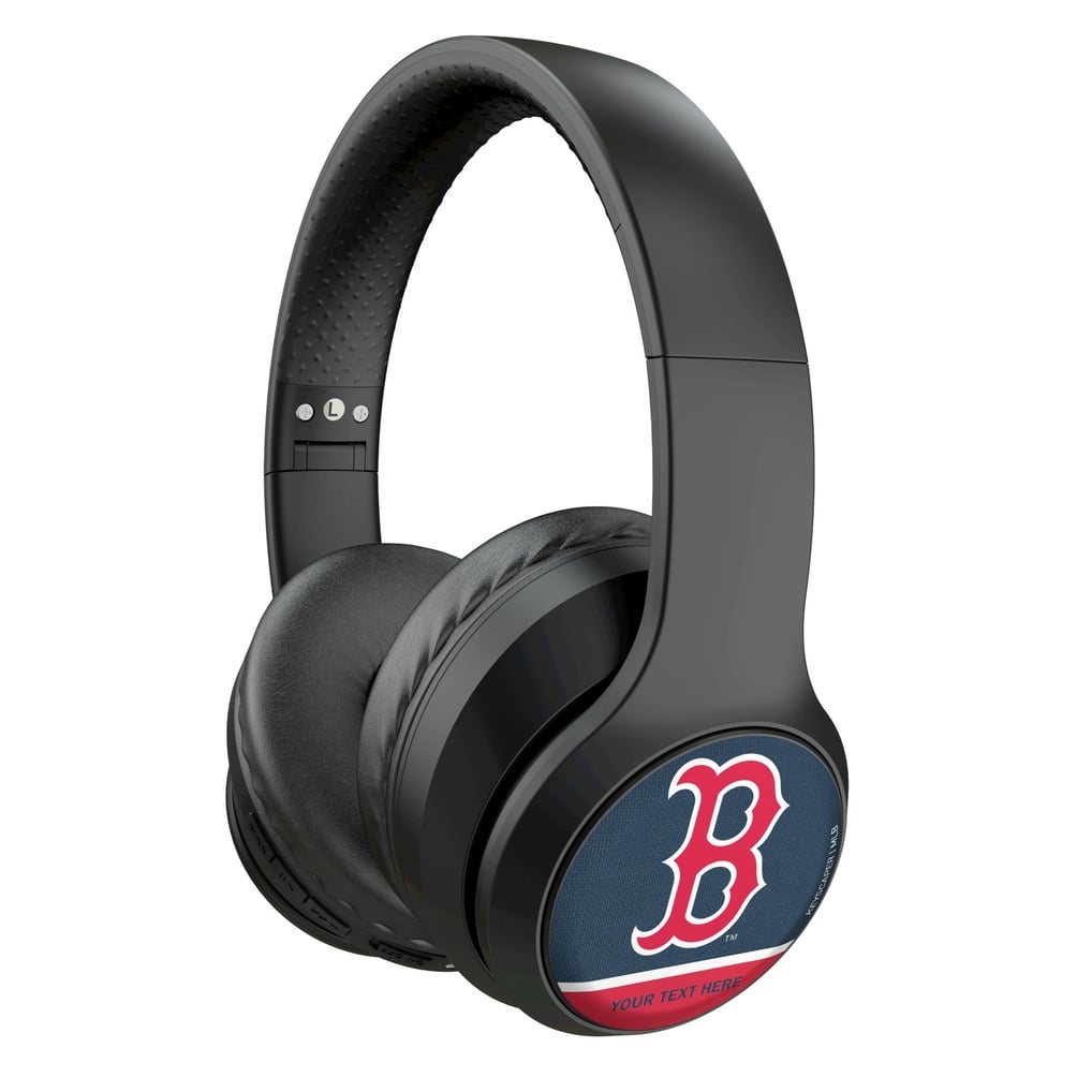 Boston Red Sox Keyscaper Personalized Solid Wireless Bluetooth Headphones With Case