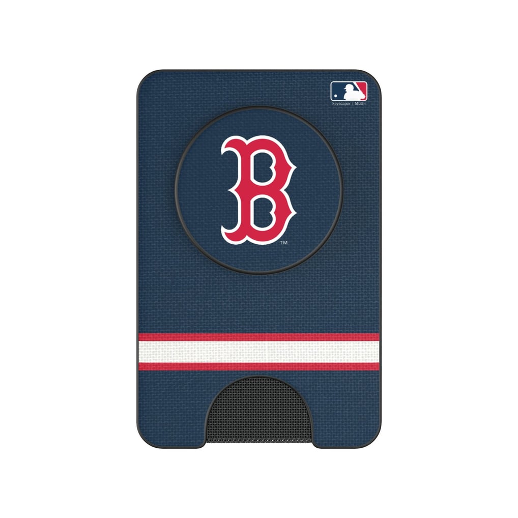 Boston Red Sox Keyscaper Stripe PopSockets Magnetic Wallet