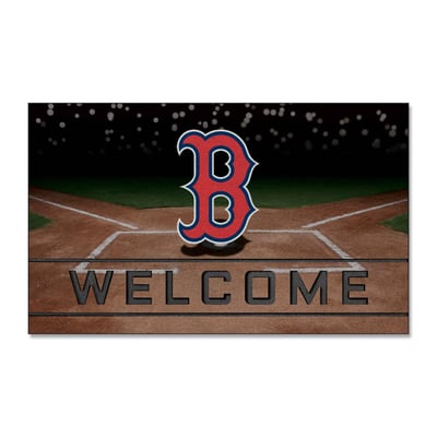Boston Red Sox Logo Brands 18" x 30" Crumb Rubber Door Mat