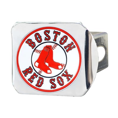 Boston Red Sox Logo Brands Chrome Hitch Cover
