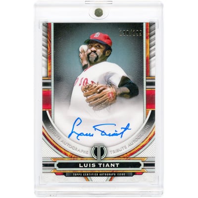 Luis Tiant Boston Red Sox Autographed 2023 Topps Tribute #TA-LT #190/199 Card