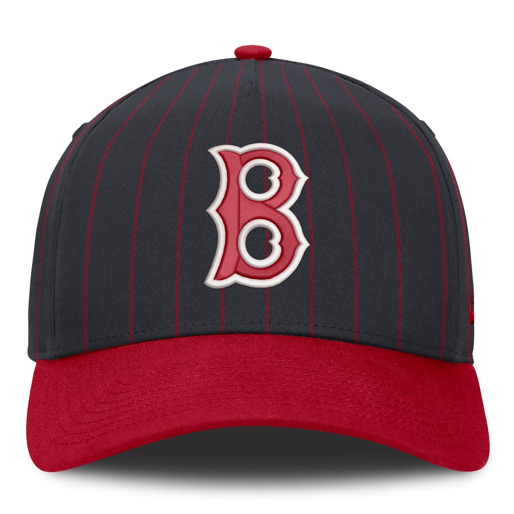 Boston Red Sox Nike Male Cooperstown Rise A-Frame Adjustable Hat - Navy/Red
