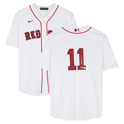 Marcelo Mayer Boston Red Sox Autographed Fanatics Authentic White Nike Replica Jersey