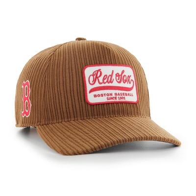  Boston Red Sox '47 Corduroy Patch Hitch Adjustable Hat - Brown