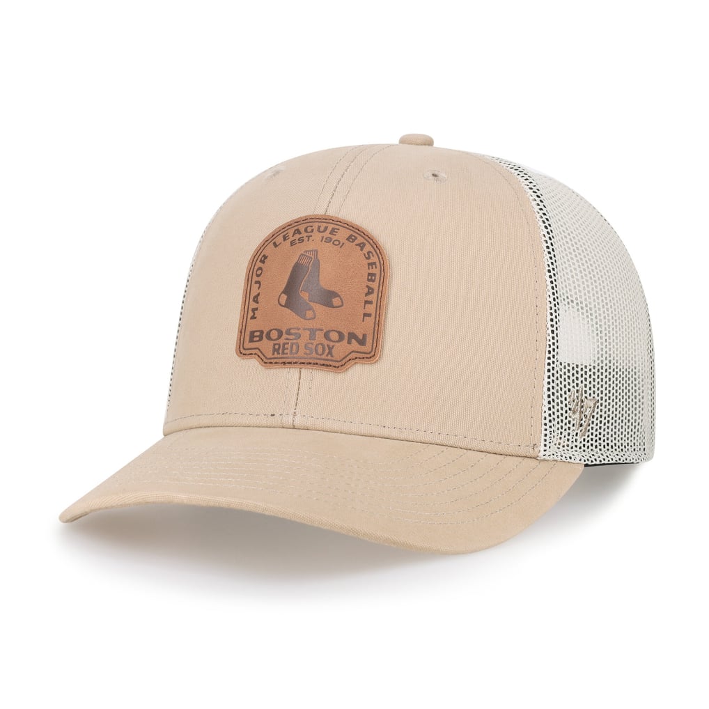  Boston Red Sox '47 Bonehide Trucker Snapback Hat - Khaki