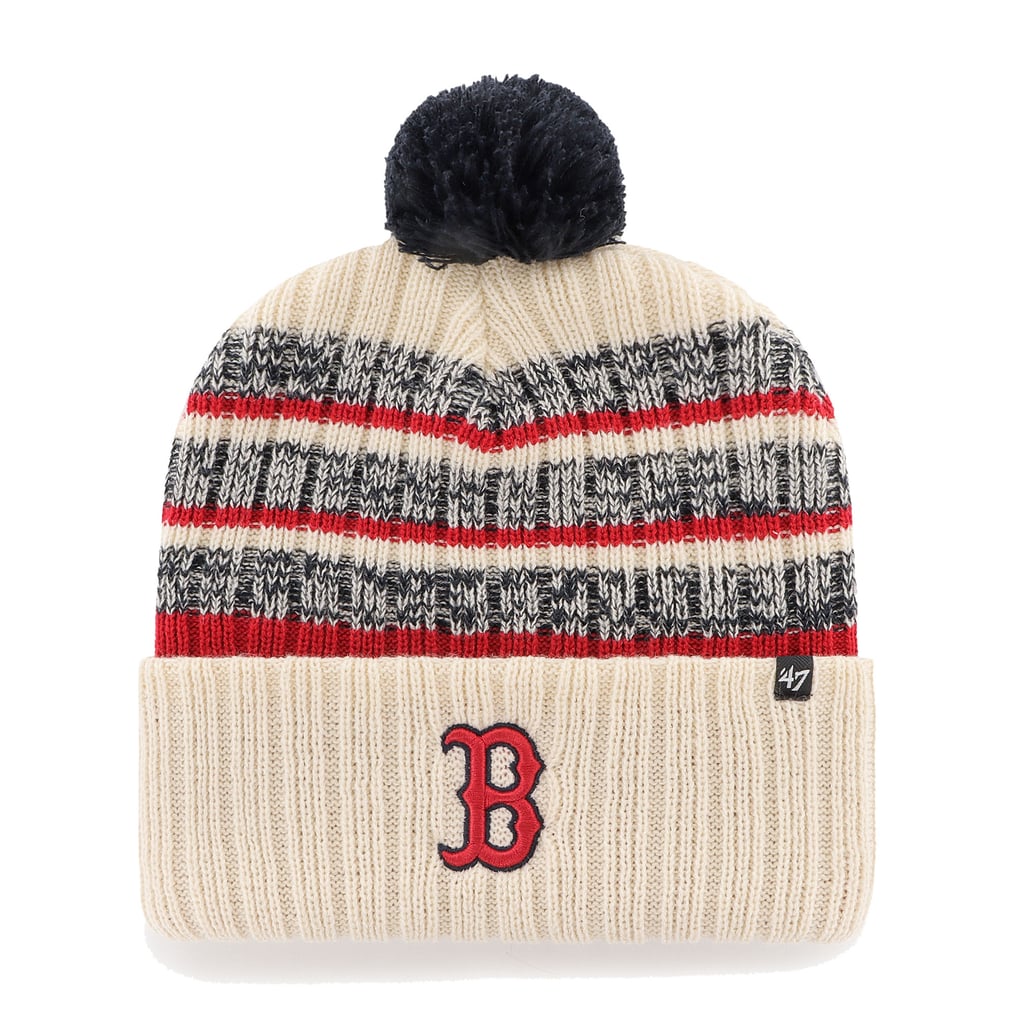 \'47 Brand Red Sox Knit Beanie Hat with Pompom Unisex OSFA 47 main image 2