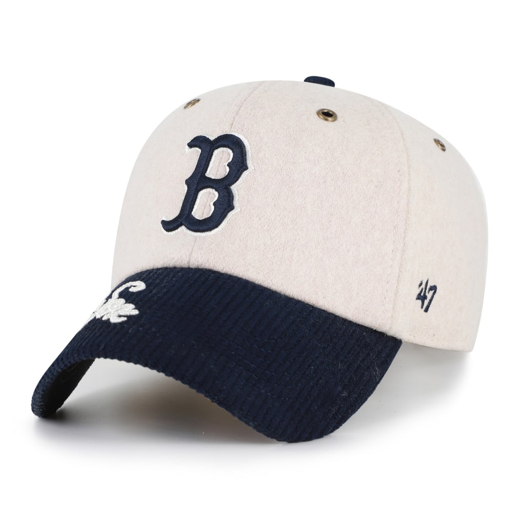 Boston Red Sox '47 Rope Script Clean Up Adjustable Hat - Natural/Navy