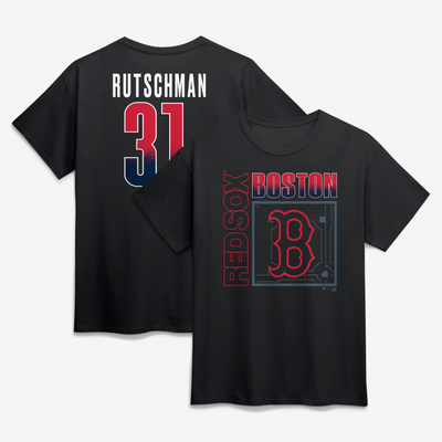 Adley Rutschman Boston Red Sox Home Field Pop Name & Number T-Shirt - Black