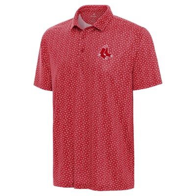 Boston Red Sox Antigua Logo Vigorous Polo - Red
