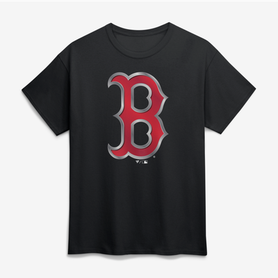 Boston Red Sox Big & Tall Forged Mascot T-Shirt - Black