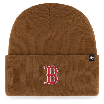 Boston Red Sox Carhartt x '47 Cuffed Knit Hat - Brown
