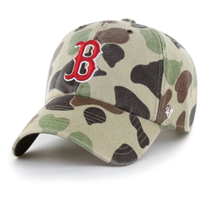 Boston Red Sox Carhartt x '47 Duck Clean Up Adjustable Hat - Camo