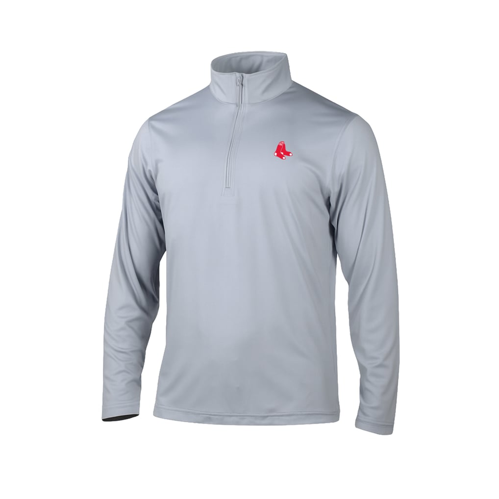 Boston Red Sox Columbia Fairway Break Quarter-Zip Pullover - Gray
