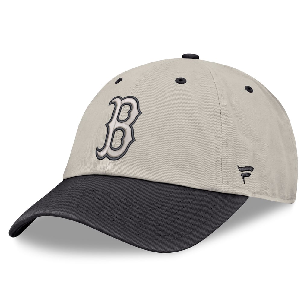 Boston Red Sox Fanatics Frame Adjustable Hat - Beige/Charcoal