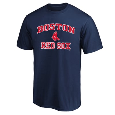  Boston Red Sox Fanatics Big & Tall Cooperstown Collection Heart & Soul T-Shirt - Navy