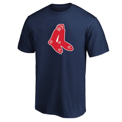  Boston Red Sox Fanatics Big & Tall Cooperstown Collection Logo T-Shirt - Navy