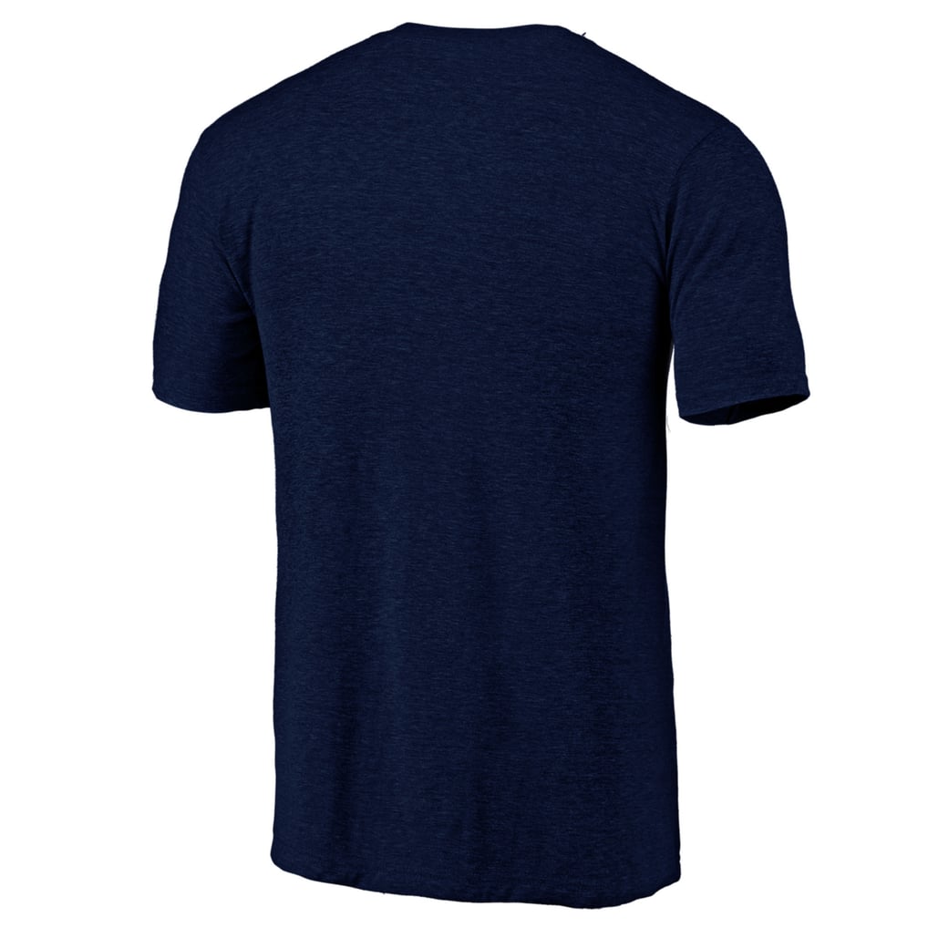Boston Red Sox Official Logo Tri-Blend T-Shirt - Heather Navy