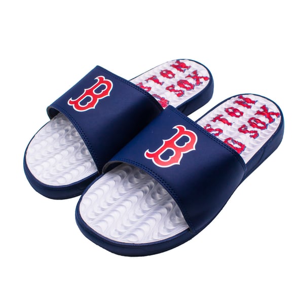NWT OFFICIAL BOSTON REDSOX MLB Unisex Flip Flops s-l400.jpg main image 4