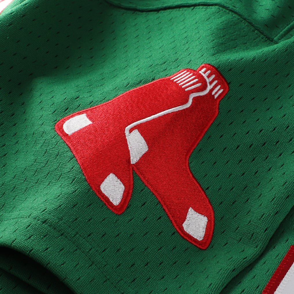 David Ortiz Boston Red Sox Mitchell & Ness Cooperstown Collection Mesh Batting Practice Jersey - Kelly Green
