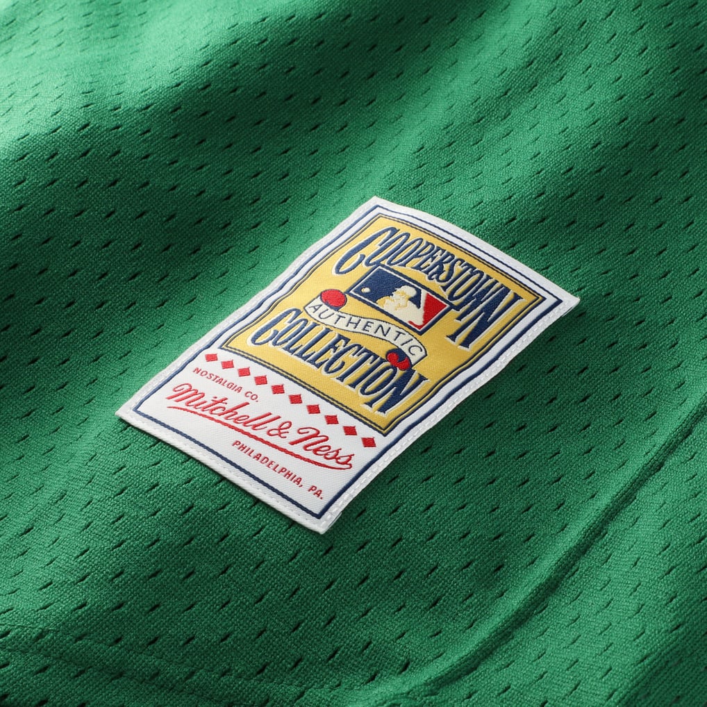 David Ortiz Boston Red Sox Mitchell & Ness Cooperstown Collection Mesh Batting Practice Jersey - Kelly Green