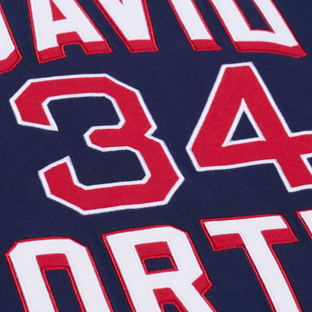 David Ortiz Boston Red Sox Mitchell & Ness  Player Collection Premium T-Shirt - Navy