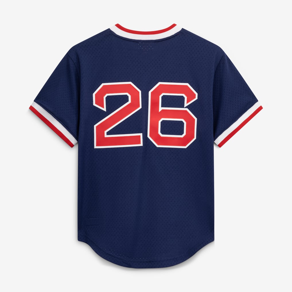 Wade Boggs Boston Red Sox Mitchell & Ness Authentic Batting Practice Jersey - Navy