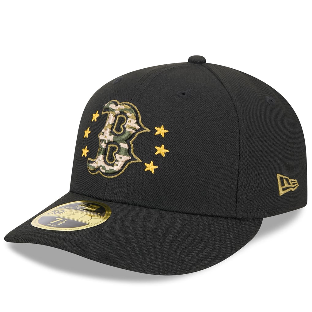  Boston Red Sox New Era 2024 Armed Forces Day Low Profile 59FIFTY Fitted Hat - Black