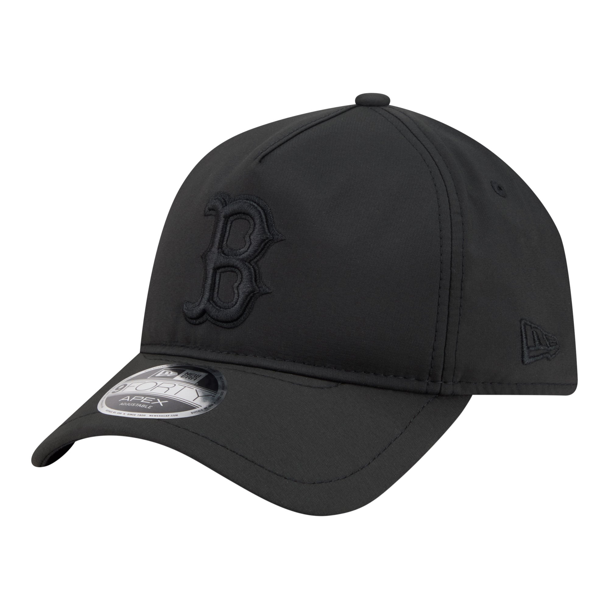 New Era Boston Red Sox Black Injection Apex 9FORTY Adjustable Hat