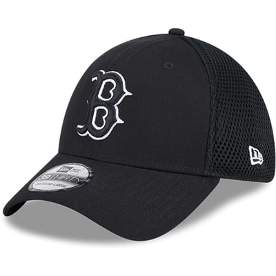 Boston Red Sox New Era Neo 39THIRTY Flex Hat - Black/White