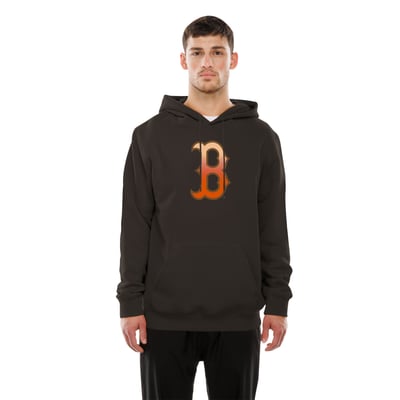  Boston Red Sox New Era Pumpkin Spice Pullover Hoodie - Brown