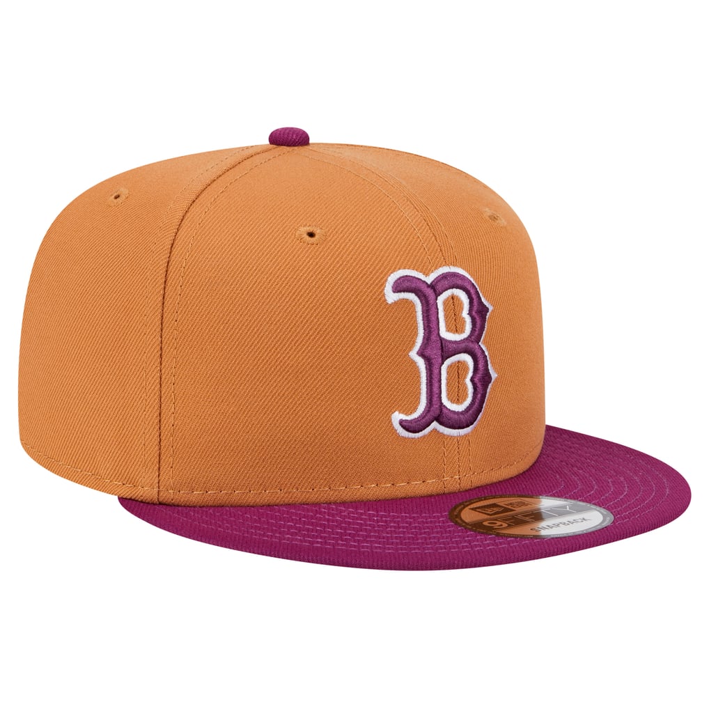 Men's Boston Red Sox New Era Brown/Purple Color Pack Two-Tone 9FIFTY ...