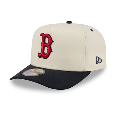  Boston Red Sox New Era Rear Hit 9FIFTY A-Frame Snapback Hat - Cream