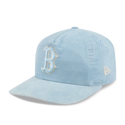Boston Red Sox New Era Corduroy 19TWENTY Adjustable Hat - Light Blue