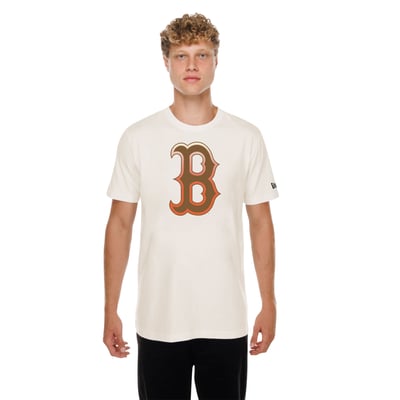 Boston Red Sox New Era Pumpkin Spice T-Shirt - Natural