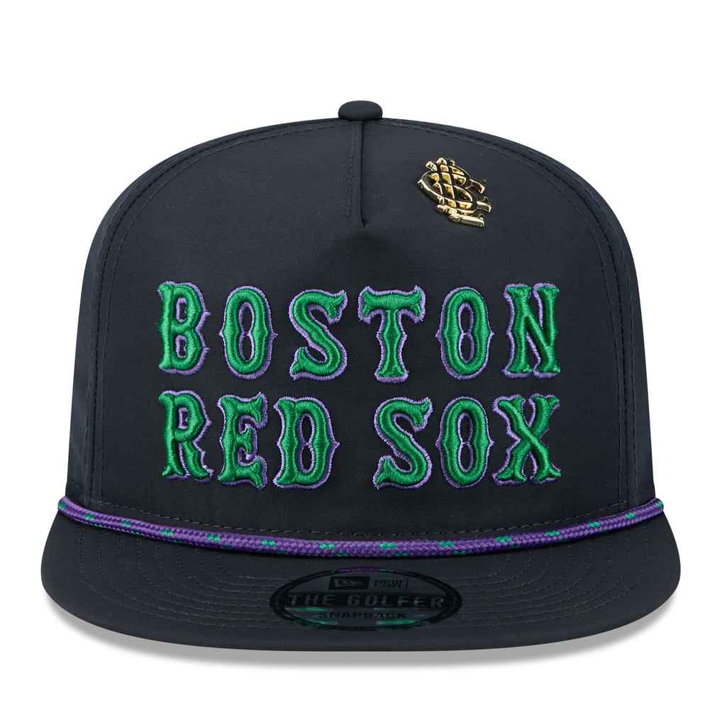  Boston Red Sox New Era 2025 Big League Chew Golfer Snapback Hat - Navy