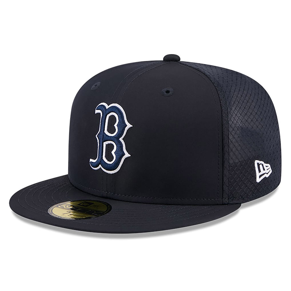 Boston Red Sox New Era 2026 Batting Practice 59FIFTY Fitted Hat - Navy