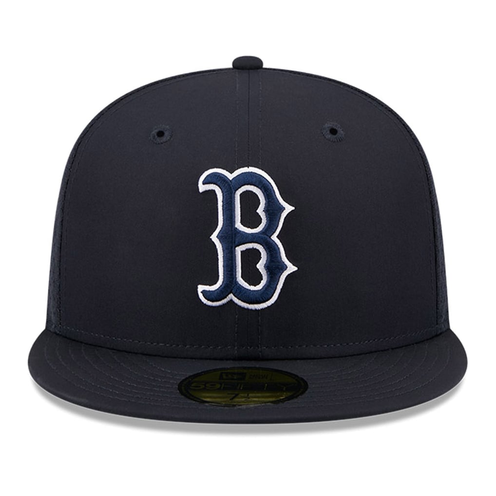 Boston Red Sox New Era 2026 Batting Practice 59FIFTY Fitted Hat - Navy