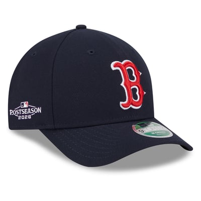 Boston Red Sox New Era Adult 2026 MLB Postseason Side Patch 9FORTY Adjustable Hat - Navy