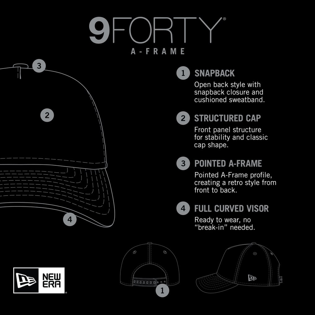 Boston Red Sox New Era 9FORTY A-Frame Trucker Adjustable Hat - Navy