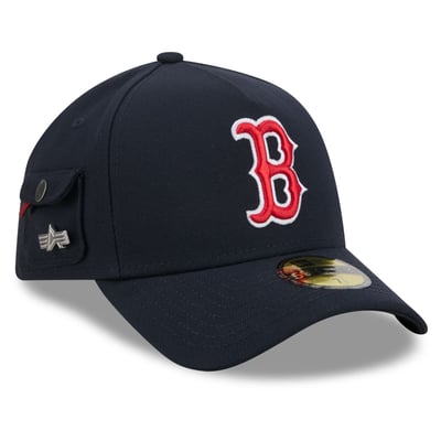 Boston Red Sox New Era A-Frame 59FORTY Fitted Hat - Navy
