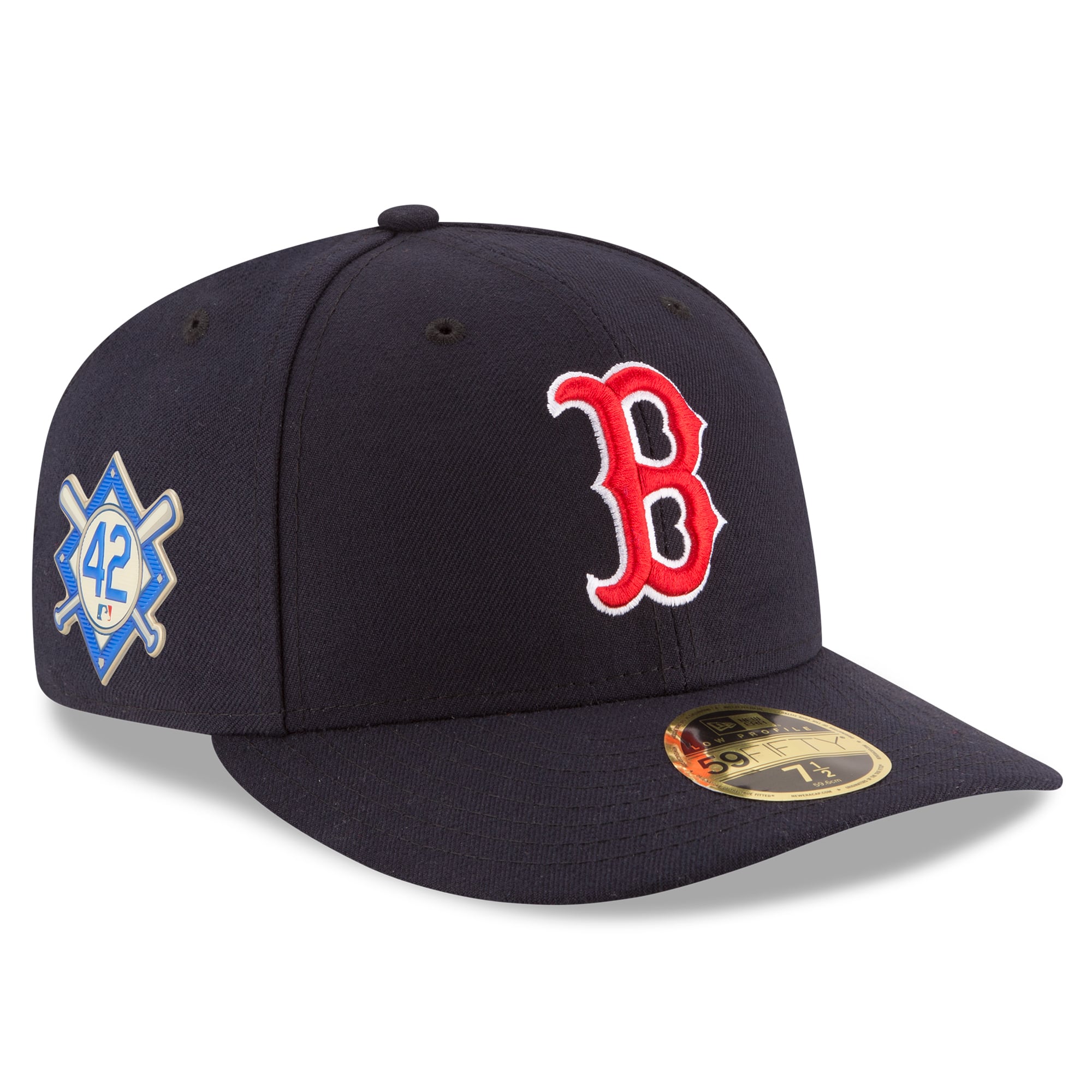 MLB Red Sox 90’scap Men's Boston Red Sox New Era Navy Jackie Robinson Day Low Profile